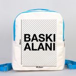 Turkuaz VIP Kanvas Sırt Çantası (Özelleştirilebilir) - Görsel 3