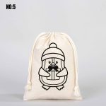 Yılbaşı Boyanabilir Bez Kese - 15,5x20cm (Özelleştirilebilir) - Görsel 5