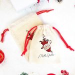 Yılbaşı Hediyesi Mutlu Yıllar Noel Baba Baskılı 2 - Renkli İp (Özelleştirilebilir)