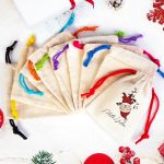 Yılbaşı Hediyesi Mutlu Yıllar Noel Baba Baskılı 2 - Renkli İp (Özelleştirilebilir) - Görsel 3