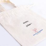 Mutlu Yıllar Minimalist Baskılı Yılbaşı Bez Kese- 15x20cm Tek Tutma Kısa Kulp (Özelleştirilebilir) - Görsel 5