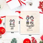 Hoşgeldin 2025 Baskılı Bez Kese - Renkli İp (Özelleştirilebilir) - Görsel 3