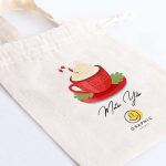 Yılbaşı Özel Figürlü Baskılı Bez Kese - 15,5x20 cm Tek Tutma Kısa Kulp (Özelleştirilebilir) - Görsel 5