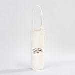 Kanvas Zeytinyağı Şişe Çantası - Termos Bardak Çantası 26x15 cm (Özelleştirilebilir) - Görsel 4