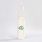 Kanvas Zeytinyağı Şişe Çantası - Termos Bardak Çantası 26x15 cm (Özelleştirilebilir)